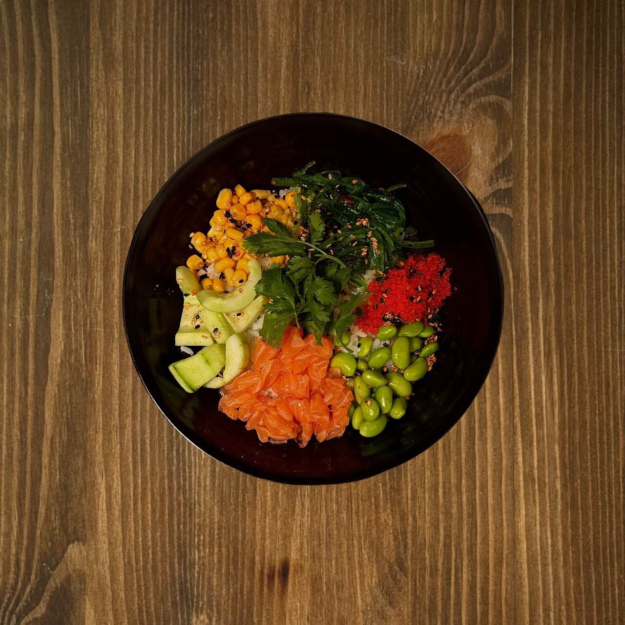 Фото Боул с лососем