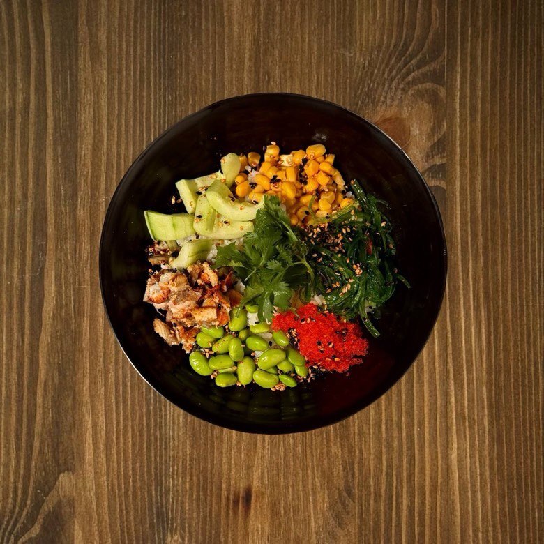 Фото Боул с угрём